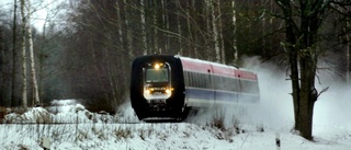 Alla tåg ställs in på grund av ovädret