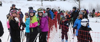 Snötillverkningen igång i Valbacken