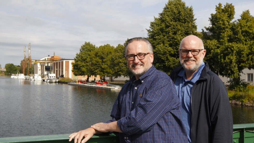 Allan Morse och Guy Rowland älskar Göta kanal och kommer nu bli omslagspojkar för kanalbolaget 