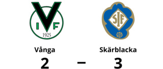 Skärblacka för tuffa för Vånga – förlust med 2-3