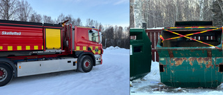 Räddningstjänsten ryckte ut på containerbrand – igen