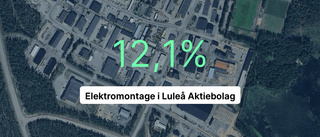 Ägarna till Elektromontage i Luleå Aktiebolag tog ut 1,3 miljoner kronor