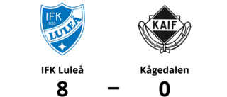 Storförlust för Kågedalen - 0-8 mot IFK Luleå