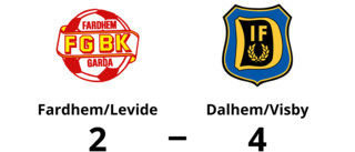 Dalhem/Visby vann borta mot Fardhem/Levide