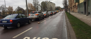 Bättre flyt i trafiken på Hamngatan