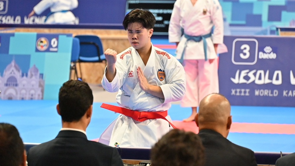 Anthony Vu är redo för VM-final i Italien.