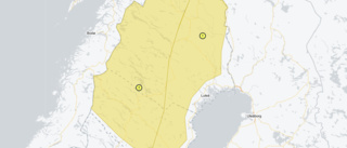 SMHI varnar för plötslig ishalka i Norr- och Västerbotten