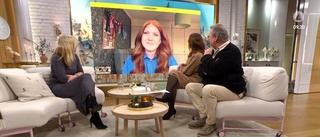 Vimmerbytjejen Lovisa gjorde oväntad tv-debut i Nyhetsmorgon