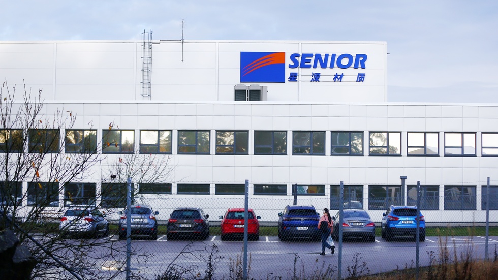 Senior Materials fabrik i Svista i Eskilstuna.