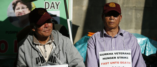 Gurkhaveteraner lovar hungerstrejk "till döden"