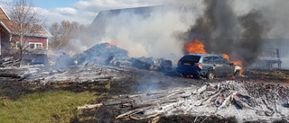 Efter fredagens storbrand: Nytt larm från samma gård