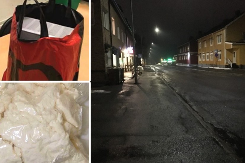 Den här narkotikan hittades när kvinnan greps i slutet av 2019. Polisen spanade på paret i bland annat Lövånger.