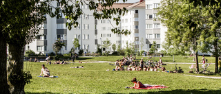 Sätt upp återvinningskärl i parken