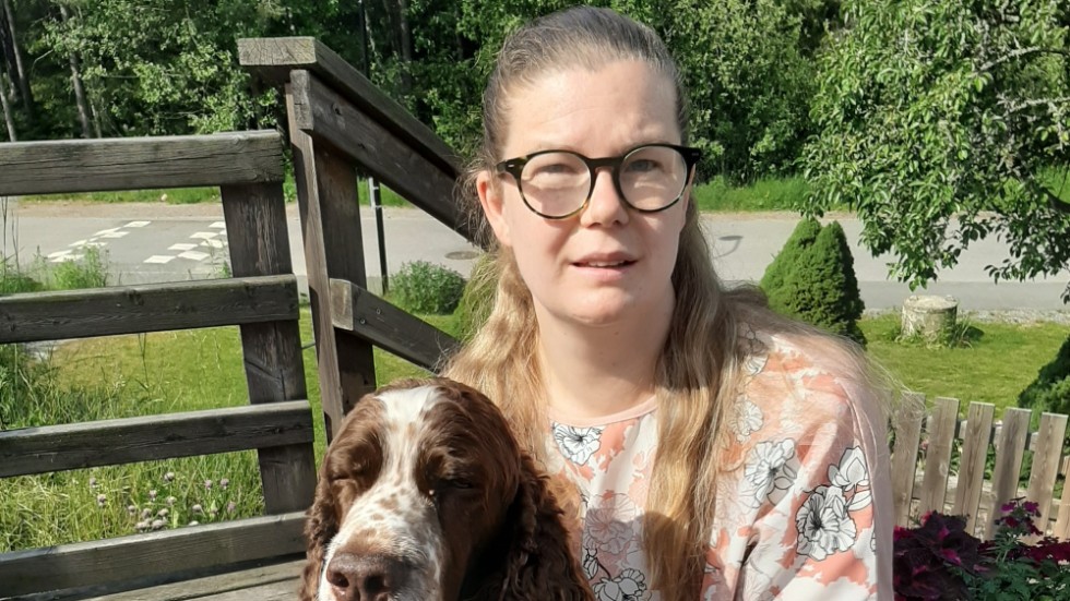 Angelika Weber, författare av boken "Här kommer Sockan", en informativ bok för barn om hundägande.