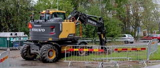 Repris: Ny vattenläcka vid återvinningsstationen på Motala Väster