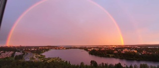 Häftigt himlafenomen över Luleå i natt