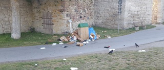 Sopkaos i Visby efter oväntad turistström