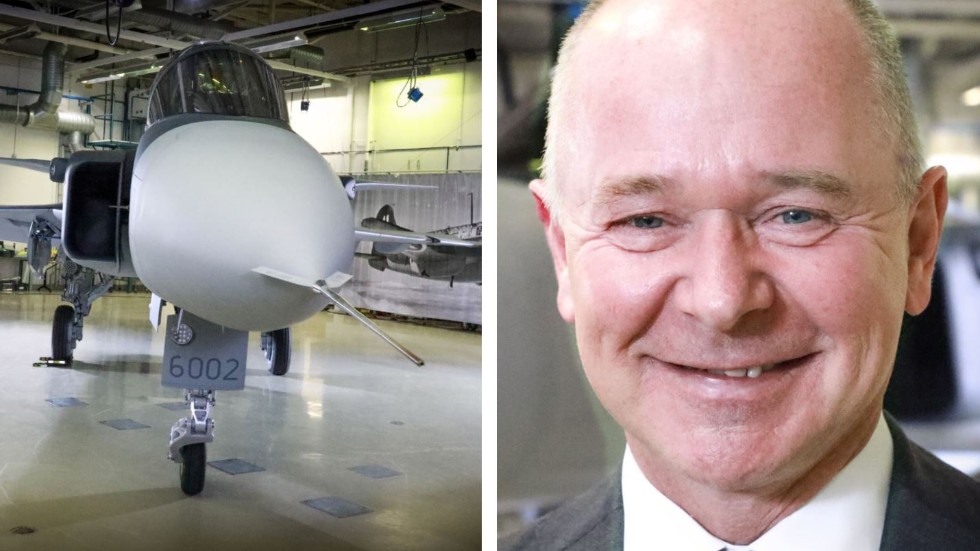 Saabs vd, Micael Johansson, kan glädja sig åt att företaget under förra året hade en orderingång på drygt 42 miljarder kronor.   