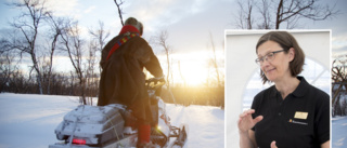 Snöskoter på villagator ger upprörda känslor