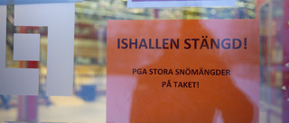 Ishallen stängd på grund av snön: "En säkerhetsåtgärd"