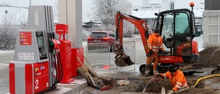 Bärgning efter vatten i tanken