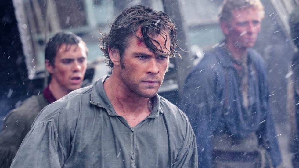 I "In the heart of the sea" spelar Chris Hemsworth Owen Chase som, mycket gravallvarligt, jagar den stora vita valen som sedermera ska bli känd som Moby Dick.