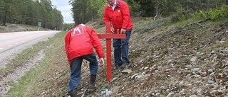 Röda kors ska varna trafikanter