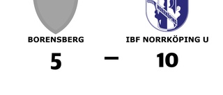 Borensberg föll på hemmaplan mot IBF Norrköping U