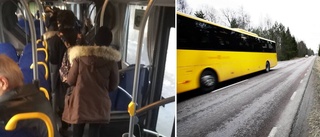 Bussen tappade hjulet