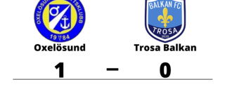 Oxelösund äntligen segrare igen efter vinst mot Trosa Balkan