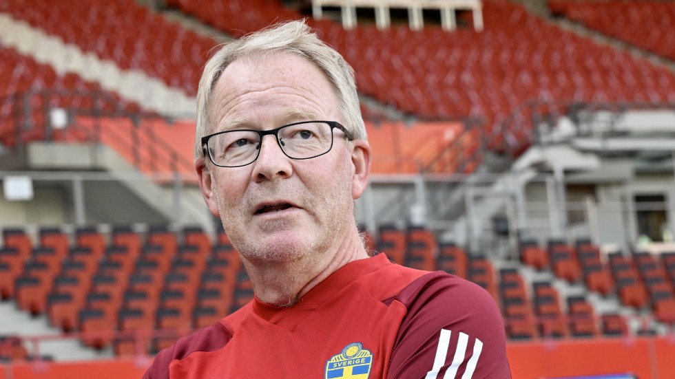 Lasse Jacobsson, landslagets matchbevakare.