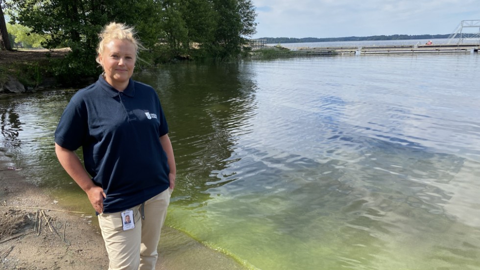 Martina Nordin Lövgren enhetschef är på Bredsands camping.
