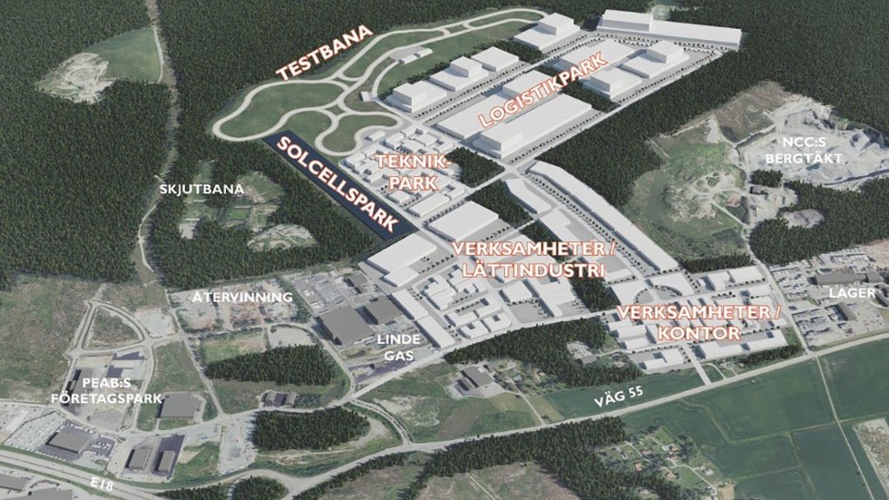 Viking Motor Park har planerats om till en logistik- och teknikpark. Nu är bolaget inte överens med kommunen om hur fyllnadsmassor ska bedömas.