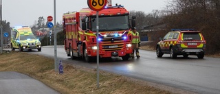 Trafikolycka på Kungsängsleden – krock i korsning