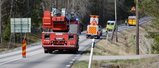 Två bilar i krock utanför Björnlunda – förare missade att bilen framför skulle svänga