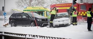 Färjeleden körbar igen efter olycka