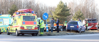 Kraftig kollision i Mantorp