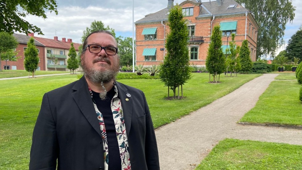 Nicklas Adamsson, gruppledare för Miljöpartiet i Katrineholm