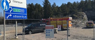 Råkade klippa kabel – utlöste brandlarmet i nya tågtunneln