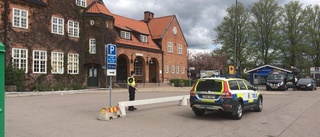 Misstänkt sprängladdning hittad vid tågstationen i Nyköping