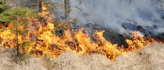 Varning: Stor brandrisk i länet