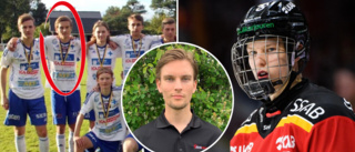 Fotbollsspelaren bytte bana – prisas som årets hockeyscout