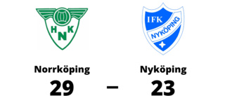 Norrköping besegrade Nyköping med 29-23