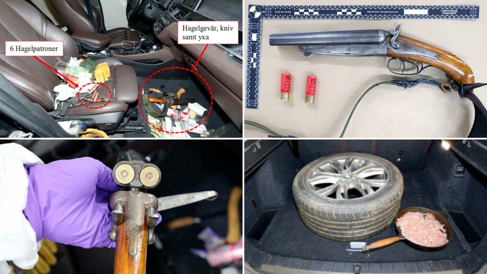 Grovt vapenbrott – och 40-åringens makabra ord. När Skelleftepolisen stoppade mannen påstod han att han, helt felaktigt, hade människokött i en stekpanna i bilen. Nu döms han för sammanlagt fyra brott i samband med gripandet i november.