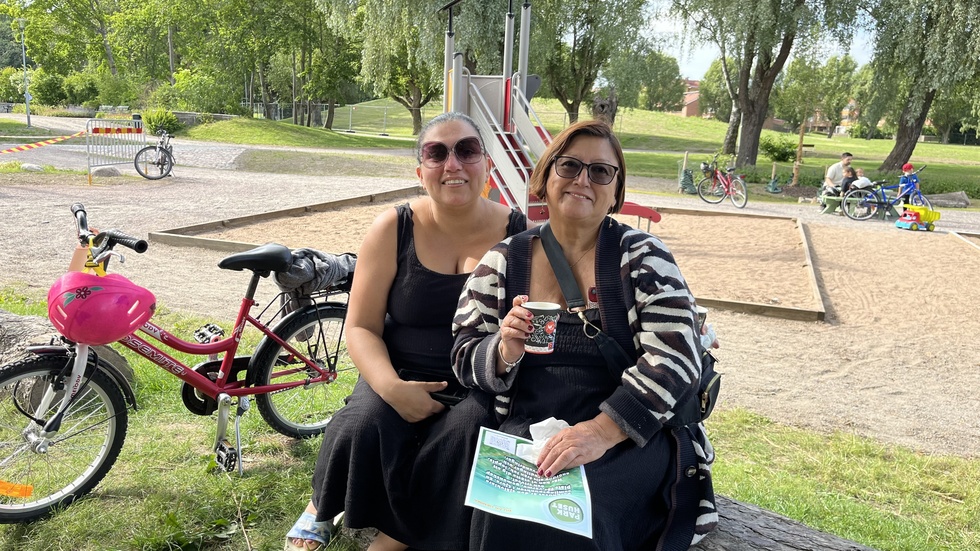 "Äntligen har parken öppnat. Jag tror det kommer vara en trygg plats för barnen", säger Paz Valenzuela som var på invigningen tillsammans med sin mamma och barn.