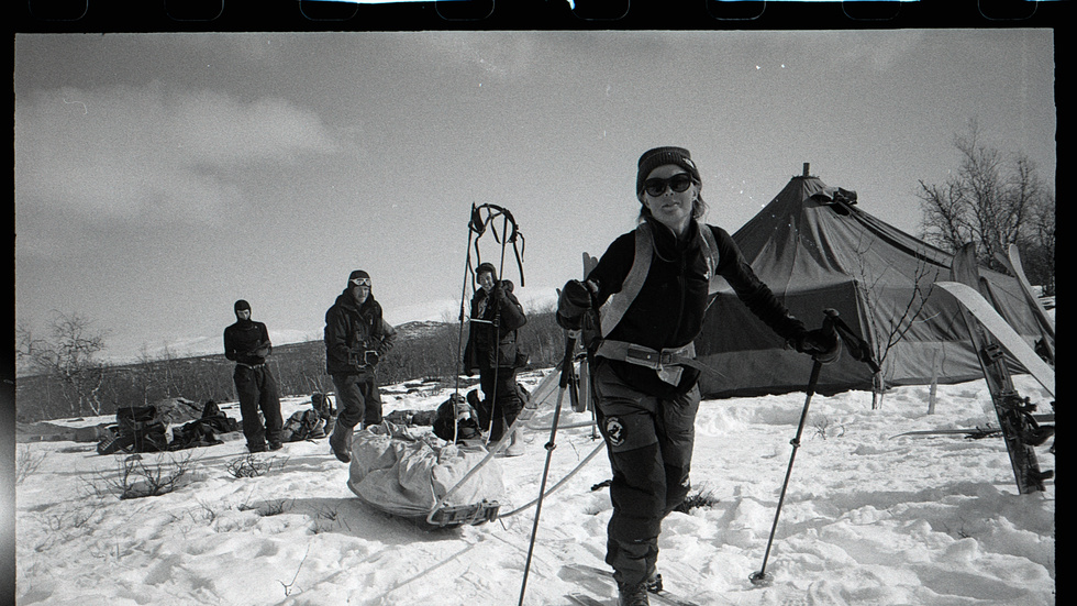 
The Bunch gör en skidexpedition till Áhkká i filmen.