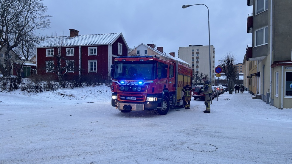 Räddningstjänsten kallades till Gersnäsgatan efter larm om rökutveckling. 