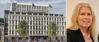 Hotellförslaget presenteras med mingel på torget