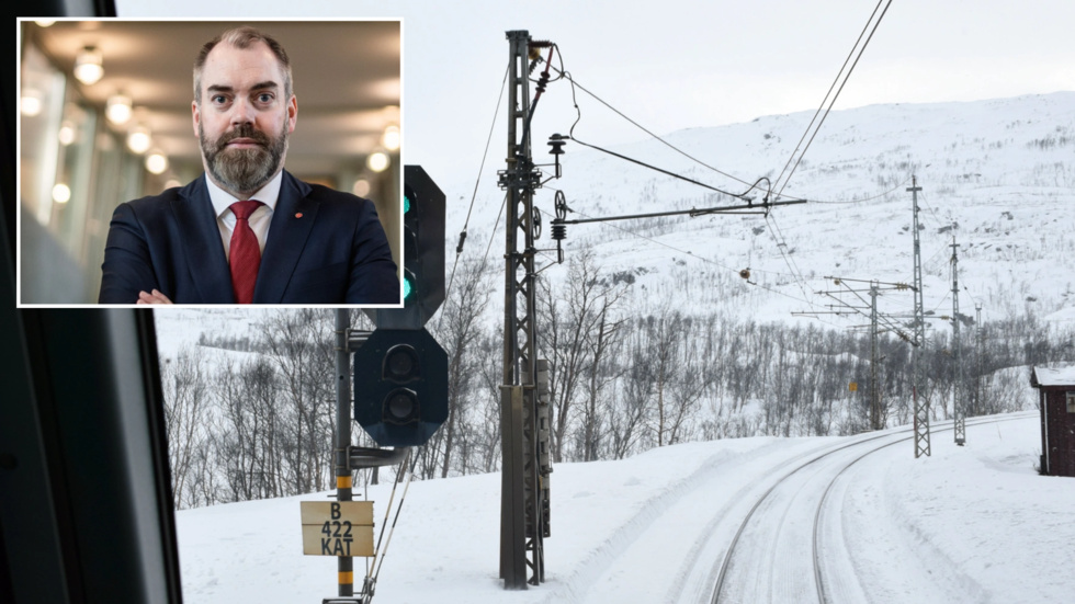 Fredrik Lundh Sammeli och Socialdemokraternas distriktsstyrelse kräver nu dubbelspår längs Malmbanan. 