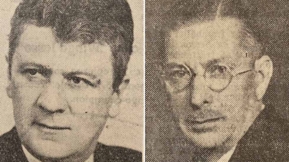 Till vänster: Per-Henrik Söderbaum (1897–1949) och Levi Bodén (1887–1949).
